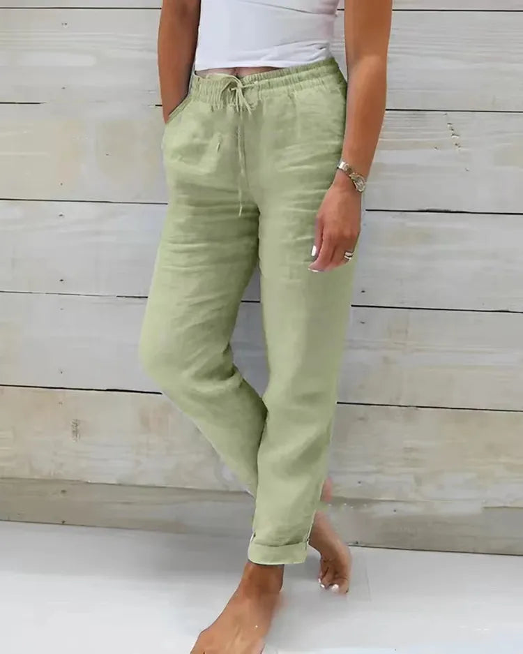 Cotton Linen Pants