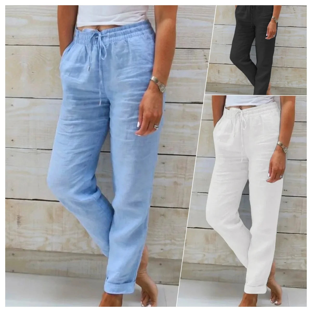 Cotton Linen Pants