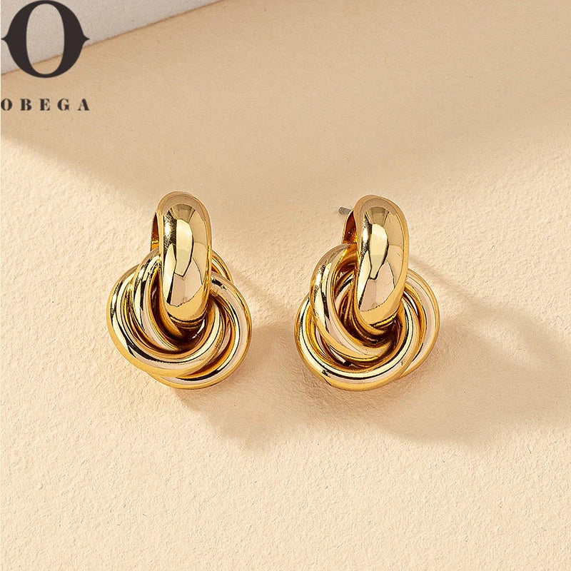 Radiant Knot Earring