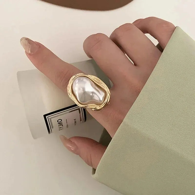 Dewdrop Pearl Ring