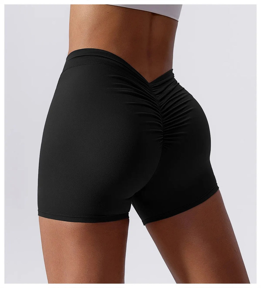 Flex Shorts With Scrunch Detail