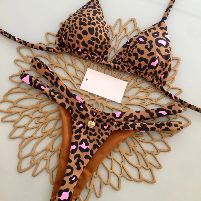 Animal Print Bikini