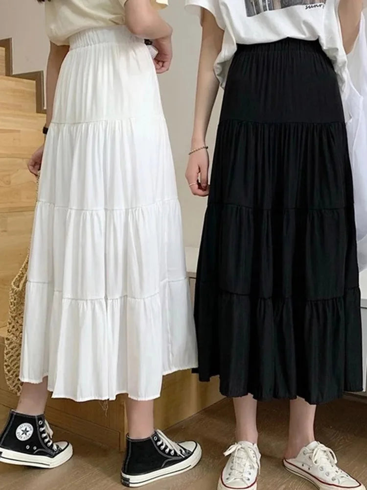 Chiffon Midi Skirt