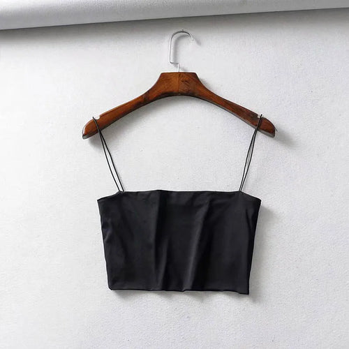 Spaghetti Strap Crop Top