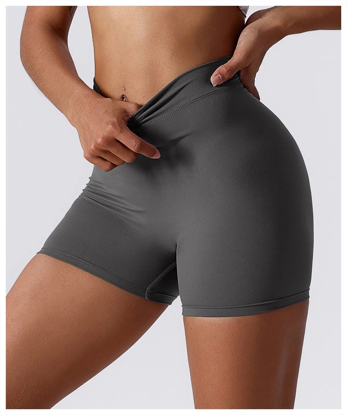 Flex Shorts With Scrunch Detail