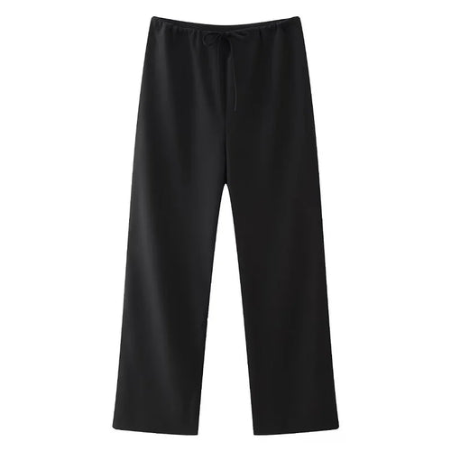 TRAF Elegant Pants Sets For Women 2 Pieces Trousers Sets Outfit Halter