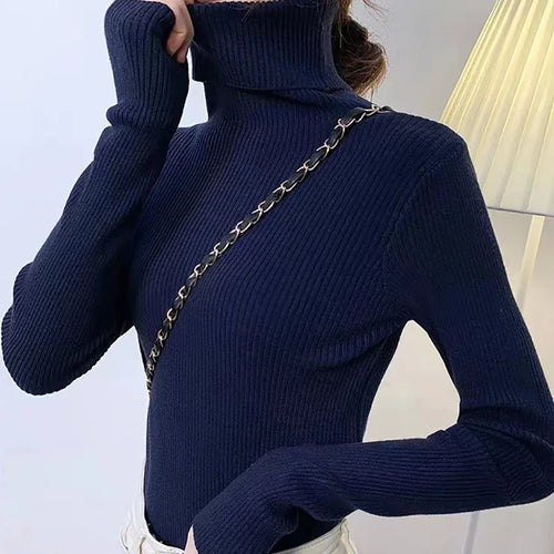 Knitted Turtleneck Sweater