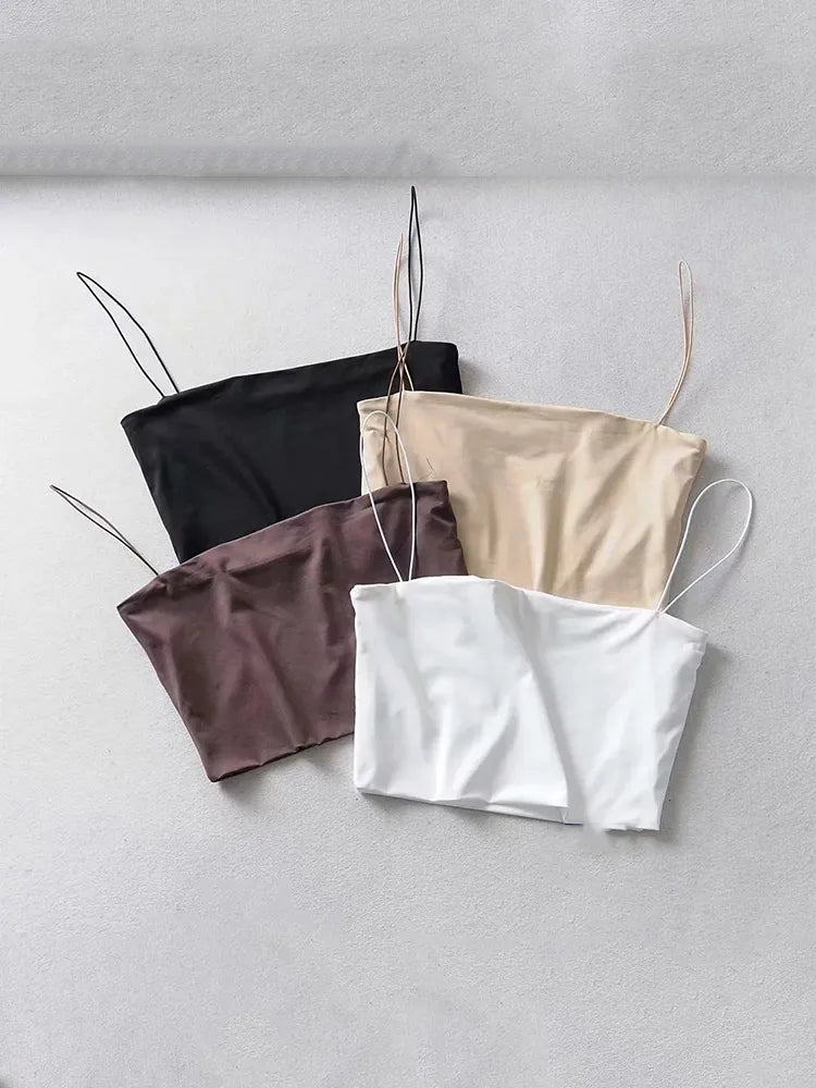 Spaghetti Strap Crop Top