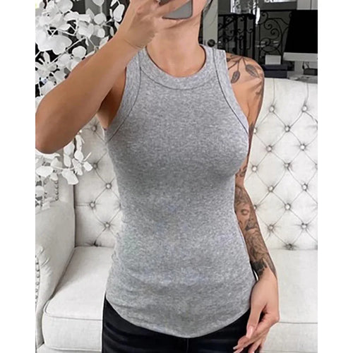 Velora Ribbed Tank Top