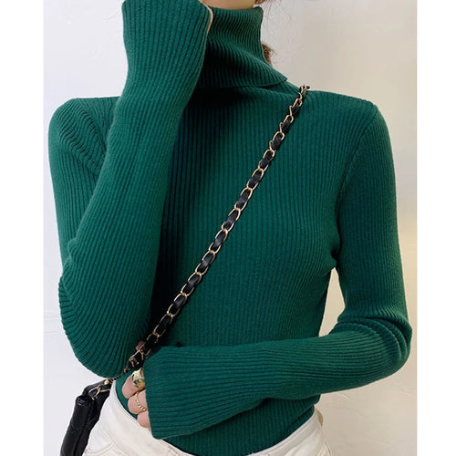 Knitted Turtleneck Sweater