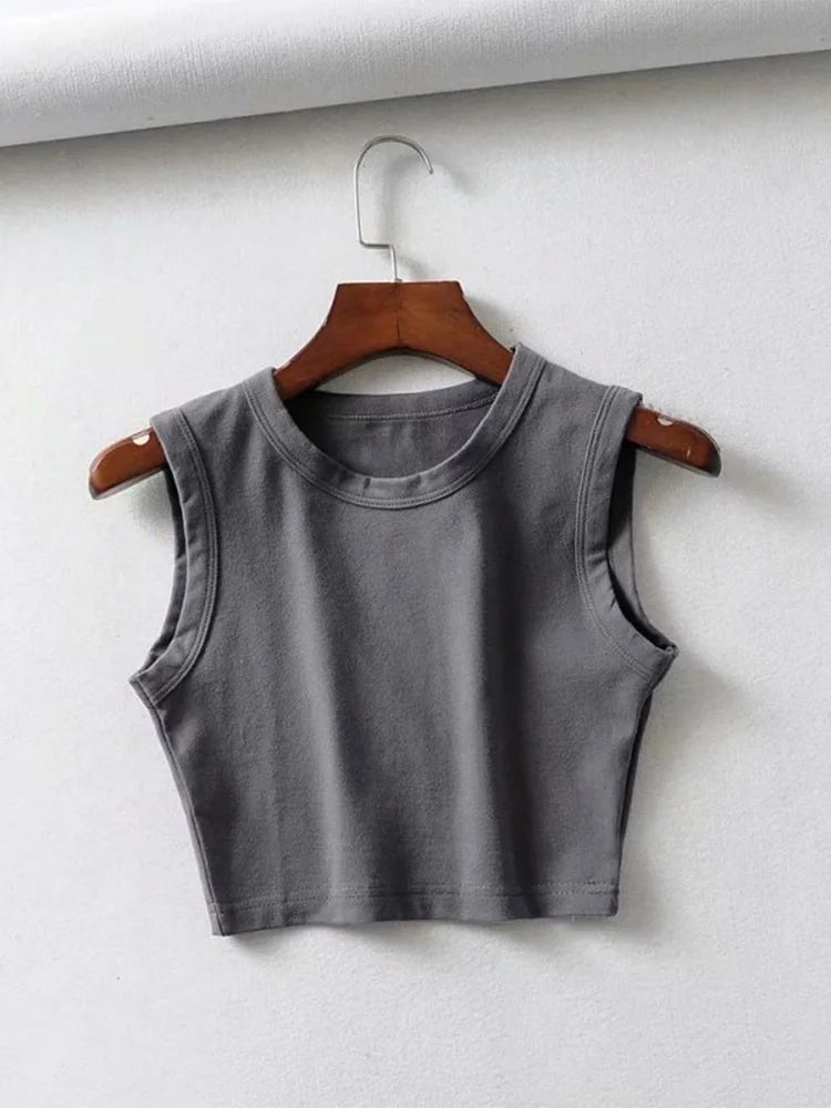 Muse Cropped Tank Top