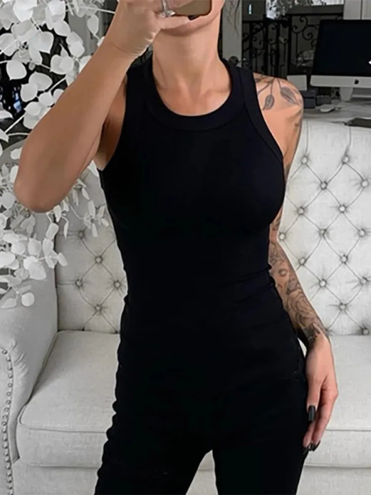 Velora Ribbed Tank Top