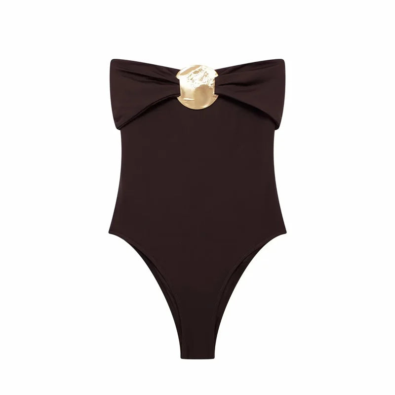 MUJER Off Shoulder Bodysuit