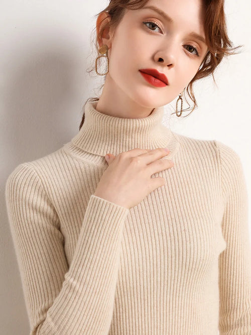 Knitted Turtleneck Sweater