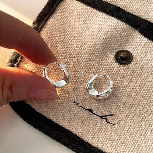 Quartz Loop Earring