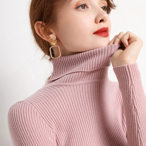 Knitted Turtleneck Sweater