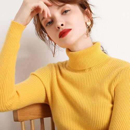 Knitted Turtleneck Sweater