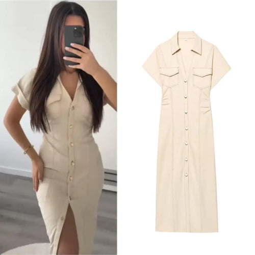 Jean Midi Dress