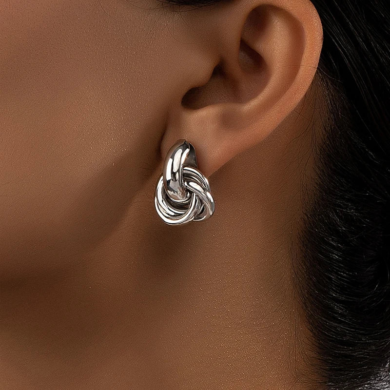 Radiant Knot Earring