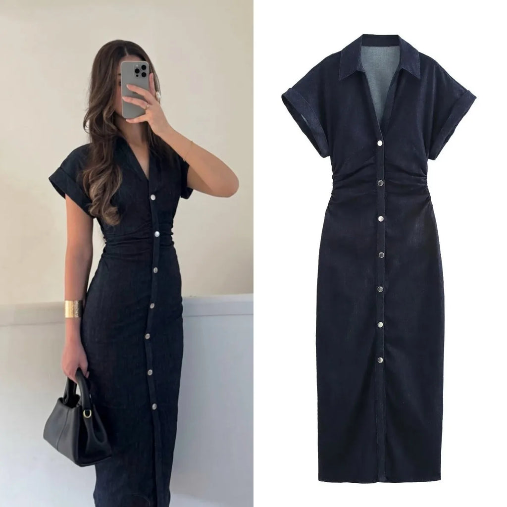 Jean Midi Dress