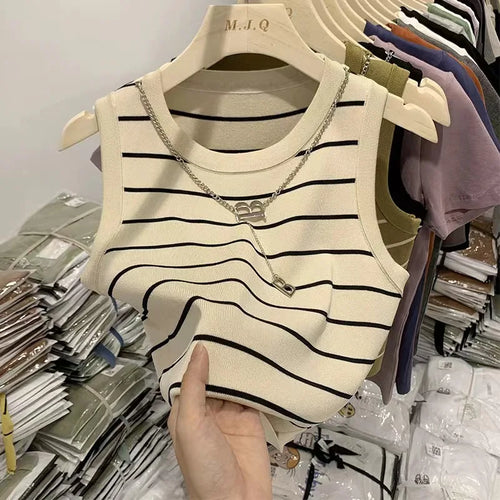 Aura Striped Vest Top