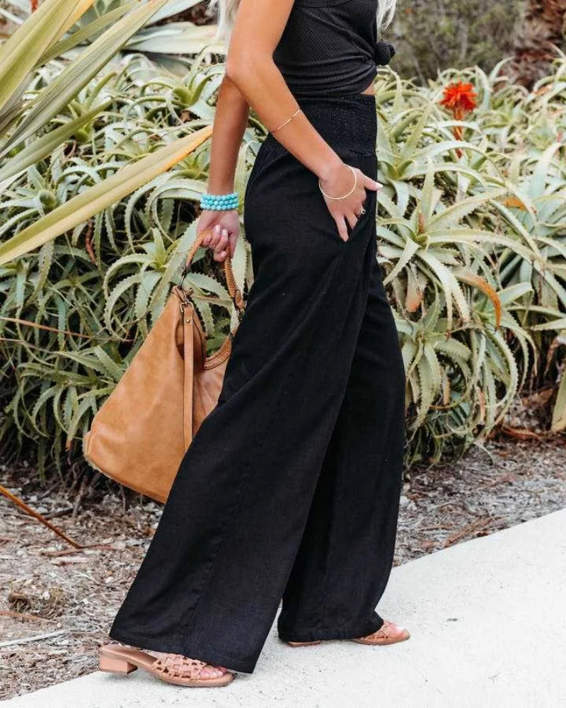 High Waist Palazzo Pants