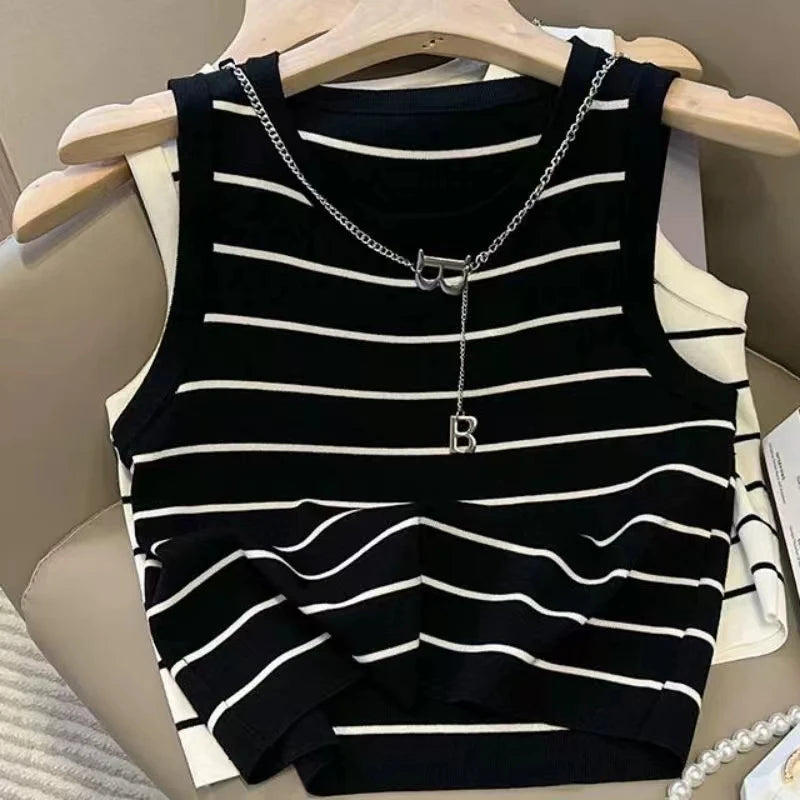 Aura Striped Vest Top