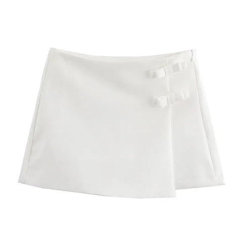 Mujer Mini Skort With Bow Detail
