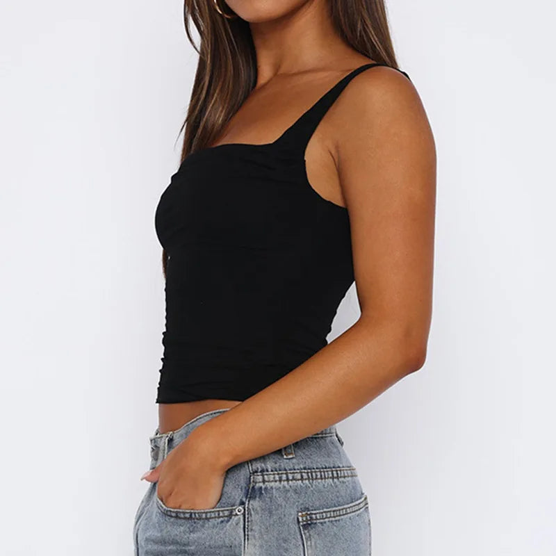 Low Back Ruched Top
