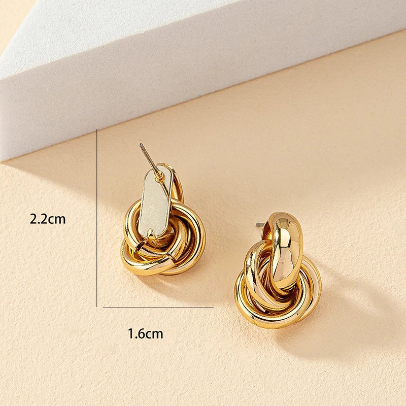 Radiant Knot Earring
