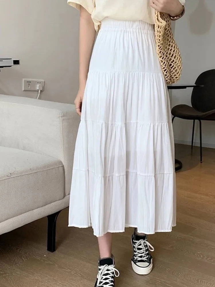 Chiffon Midi Skirt