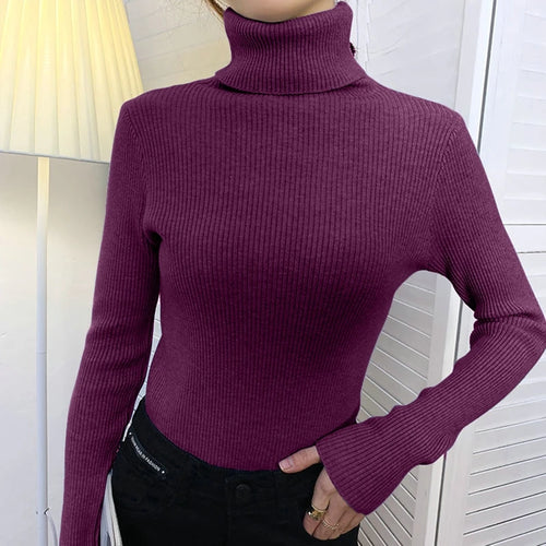 Knitted Turtleneck Sweater