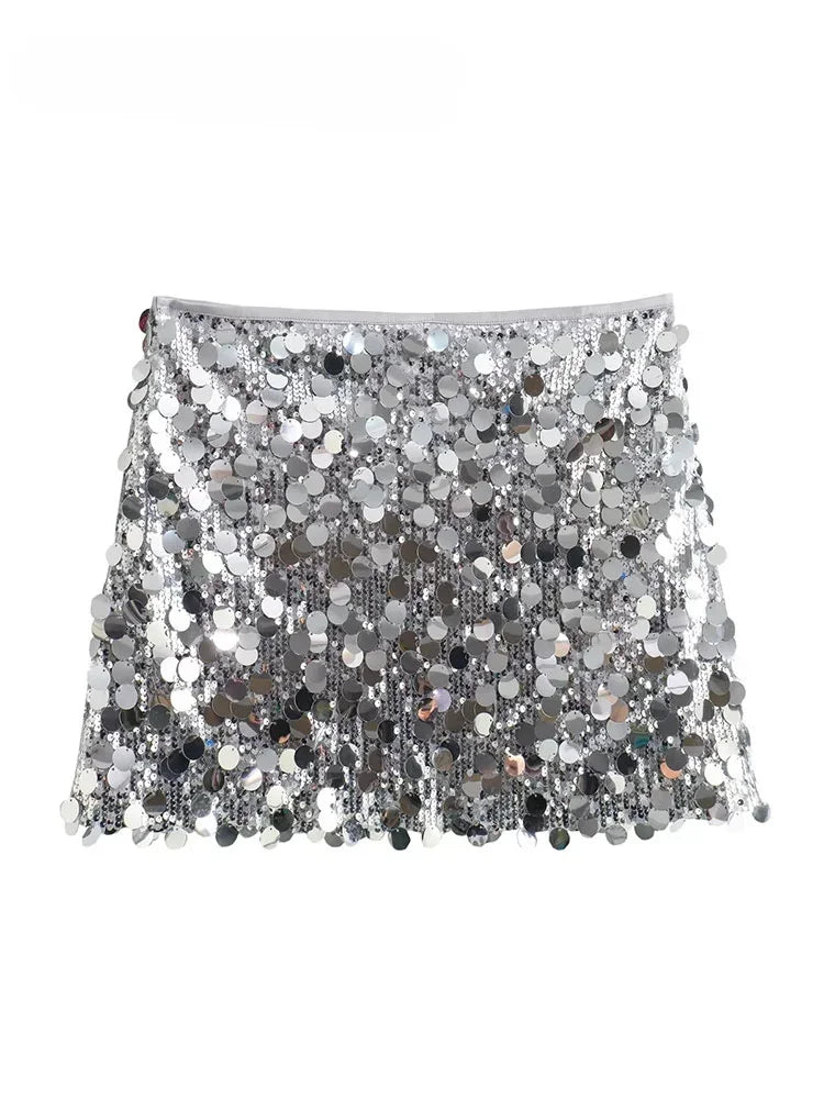 Blink Sequin Mini Skirt