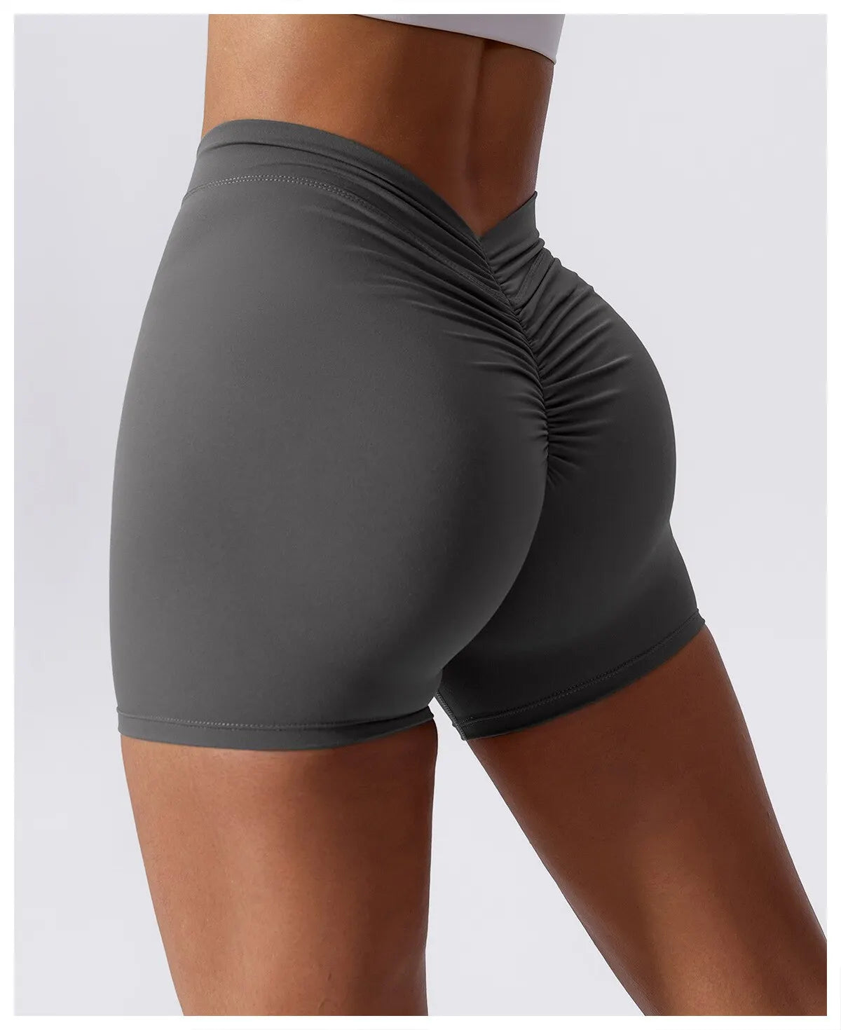 Flex Shorts With Scrunch Detail