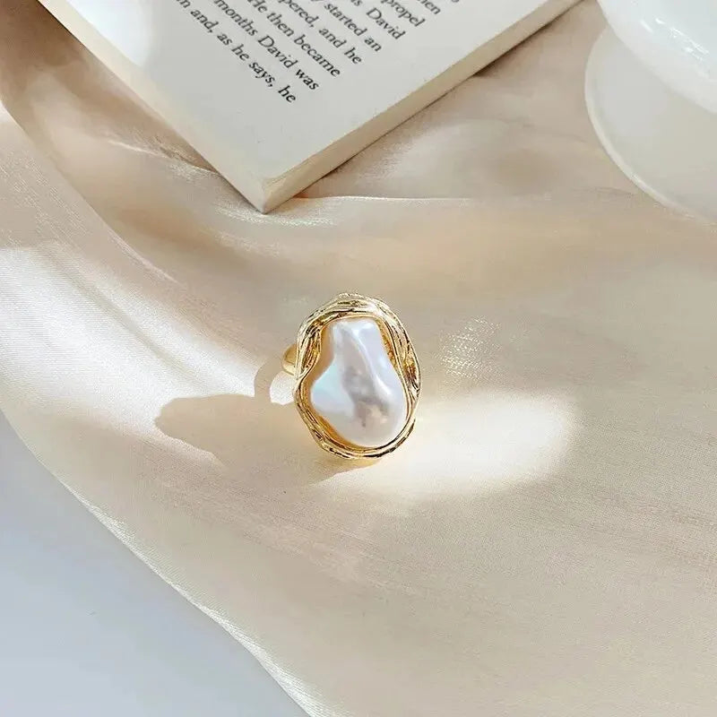 Dewdrop Pearl Ring