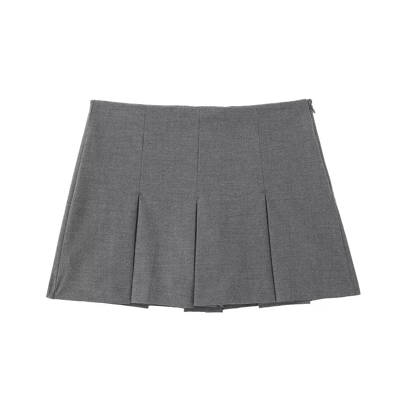 Mujer Pleated Skort