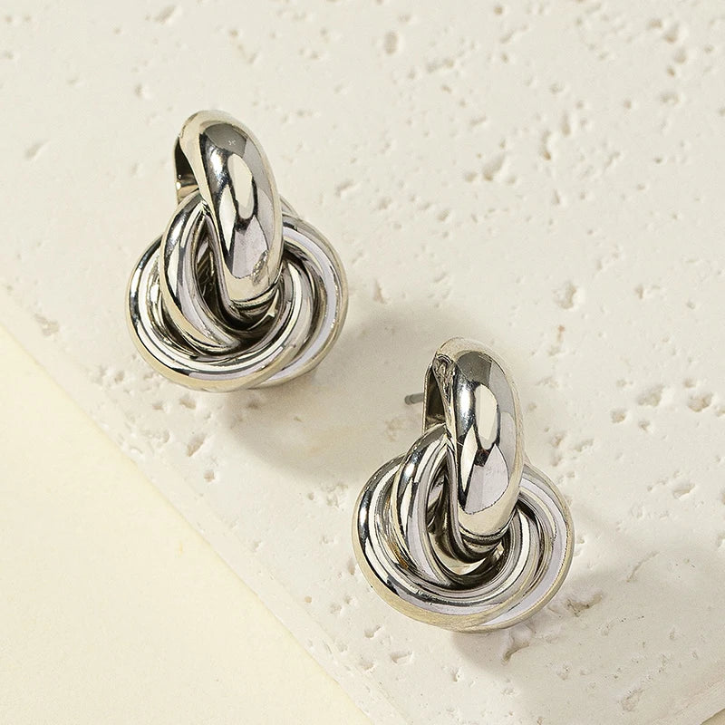 Radiant Knot Earring