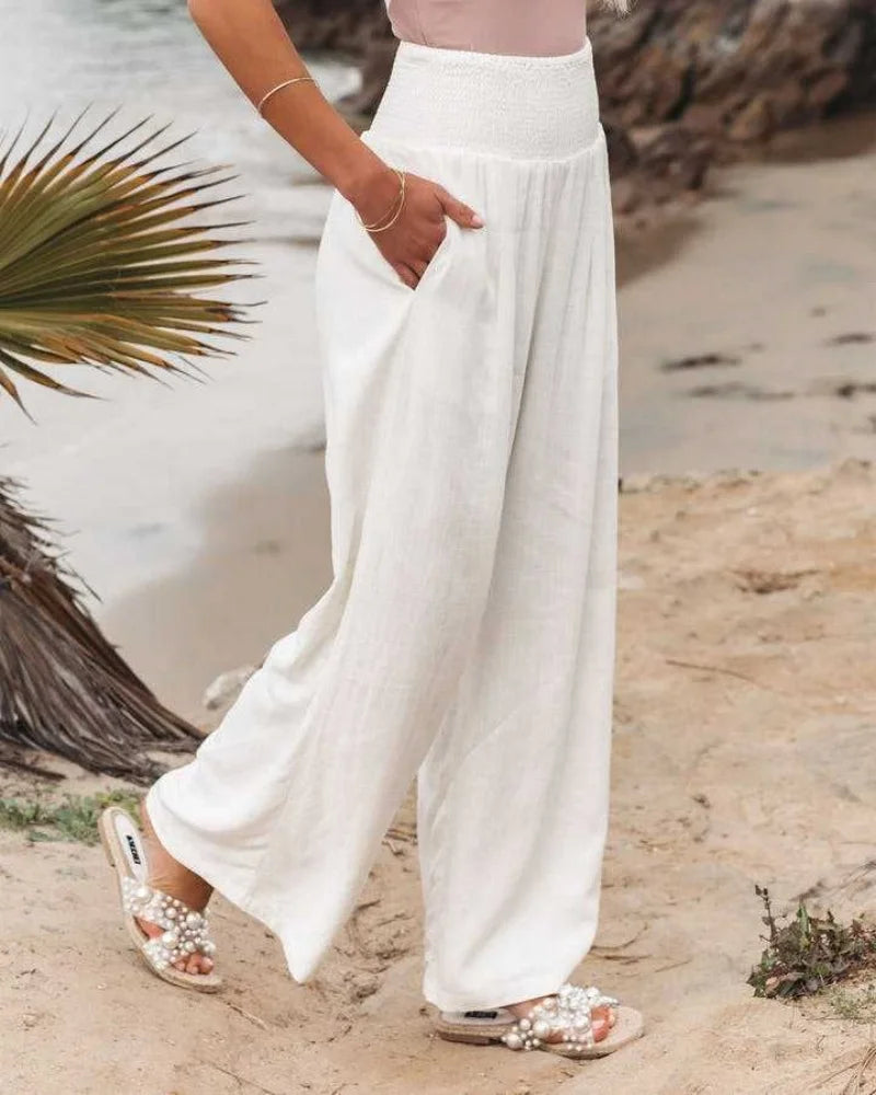 High Waist Palazzo Pants