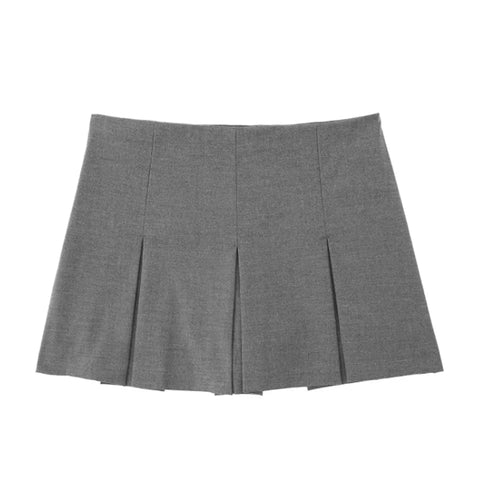 Mujer Pleated Skort