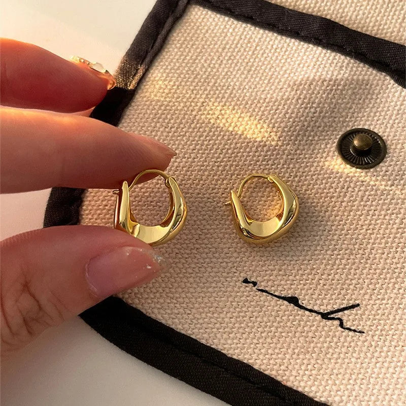 Quartz Loop Earring