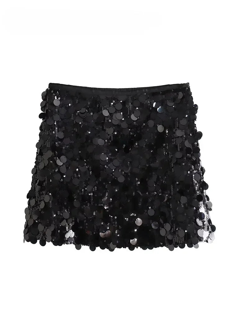 Blink Sequin Mini Skirt