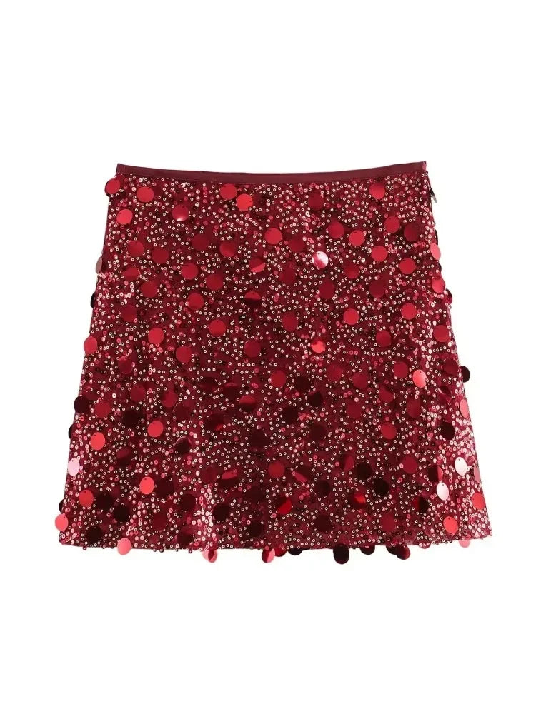 Blink Sequin Mini Skirt