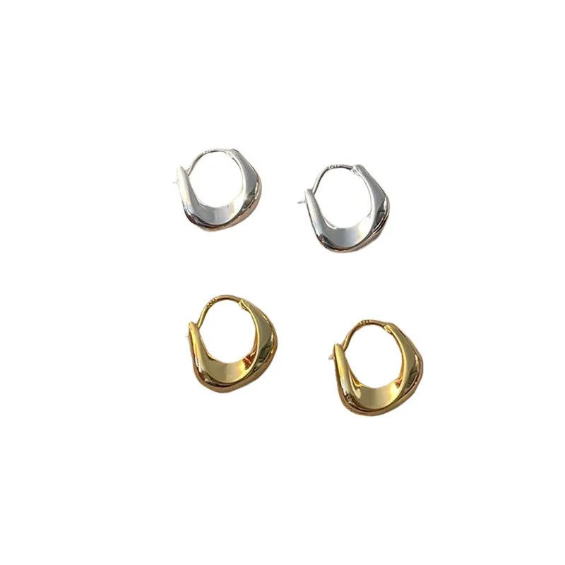 Quartz Loop Earring