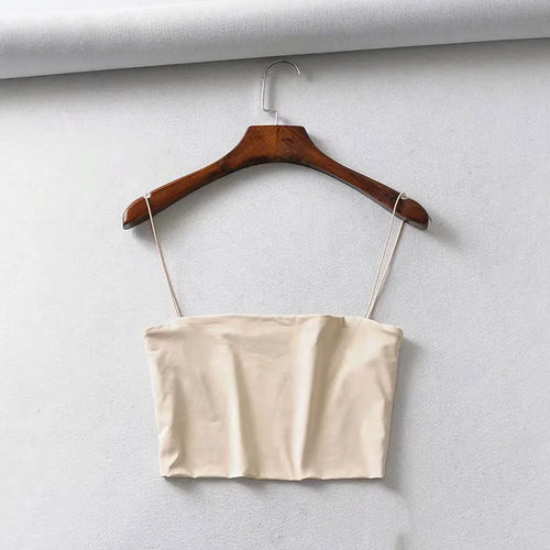 Spaghetti Strap Crop Top