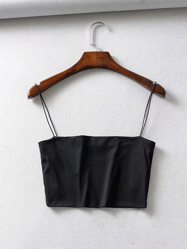 Spaghetti Strap Crop Top