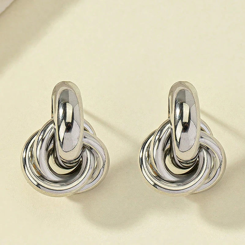 Radiant Knot Earring