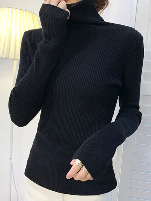 Knitted Turtleneck Sweater