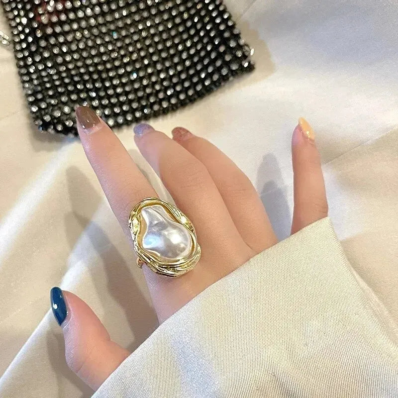 Dewdrop Pearl Ring