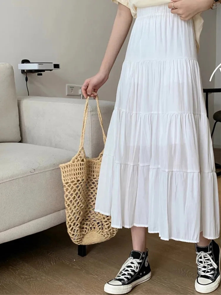 Chiffon Midi Skirt